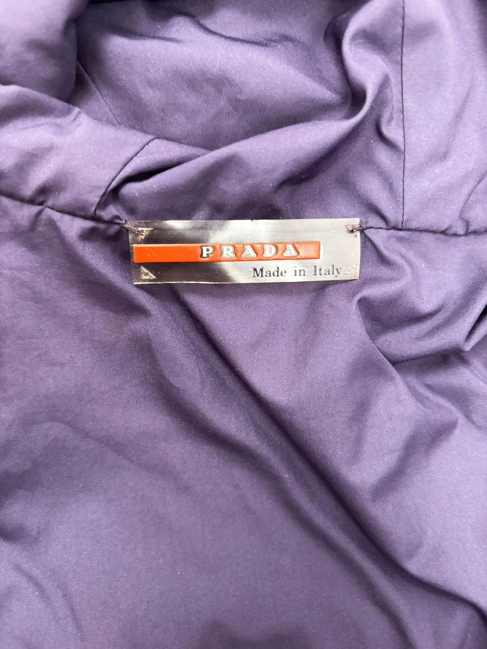 Prada Sport purple nylon hooded jacket — JAMES VELORIA